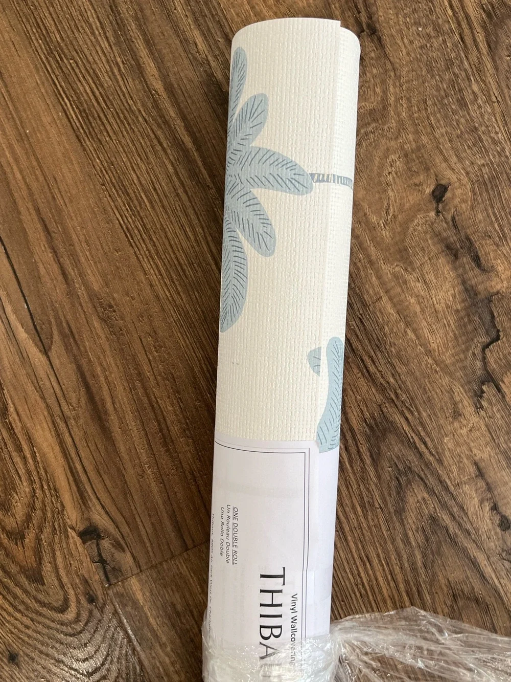 THIBAUT Wallpaper T13943 Non Woven Vinyl Sunset Boulevard 1 Double Roll Blue New